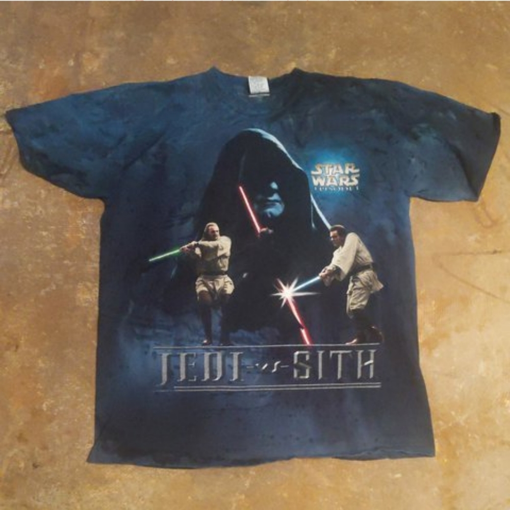 Vintage 90s Star wars episode one Jedi vs sith Med
